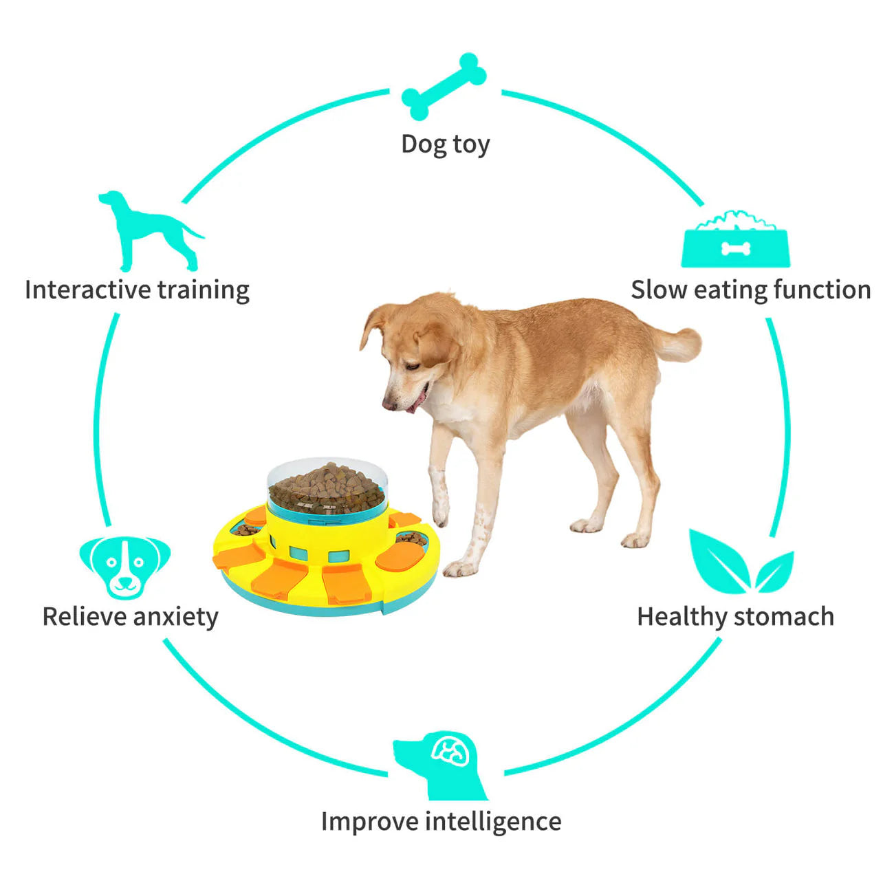 Superidag Perfektor™ Interactive Dog Treat Dispenser