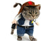 Pet Cowboy Costume with Hat Clothing for Small Dog Cat Halloween Party Apperal Size XL