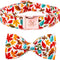 Fall Dog Collar, Male or Female Dog Collar with Bow Adjustable Soft Bow Tie Dog Collars for Small Dogs