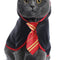Cat Halloween Costume Anime Pet Clothes for Small Dog Kitten Costume Wizard Accessories Outfits (L) Red