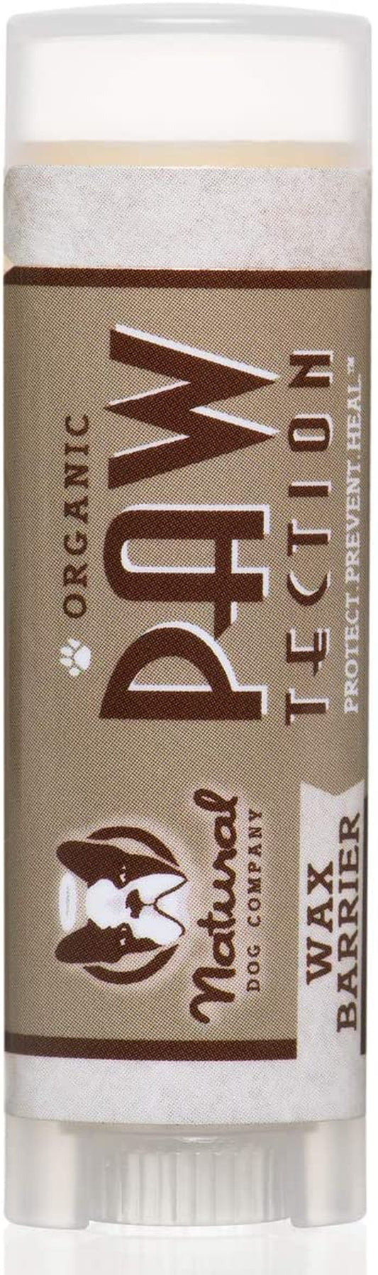 Pawtection Dog Paw Balm, Protects Paws from Hot Surfaces, Sand, Salt, & Snow, Organic, All Natural Ingredients (0.15 Oz Trial Stick)