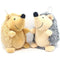 Dog Squeaky Toys Hedgehog Stuffed Plush Dog Chew Toys Interactive Dog Toys for Small Medium and Large Dog,B