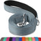 Double-Sided Reflective Dog Leash, 6 FT/5 FT/4 FT, Padded Handle Nylon Dogs Leashes for Small & Medium Dogs Walking, Gray, 5FT